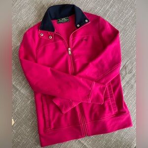 Hot pink Ralph Lauren active zip up jacket